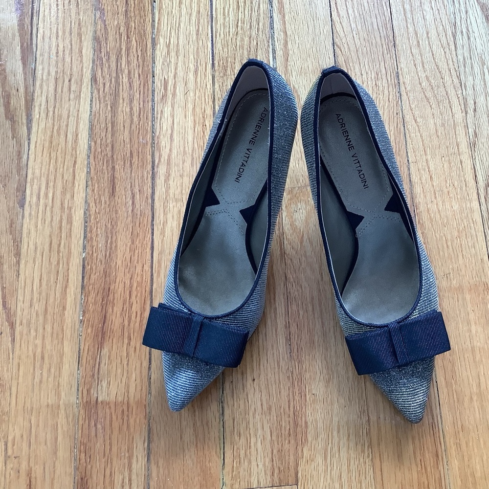 Elegant shimmery evening shoes
